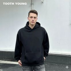 unnamed 【Basic Hoodie】Heavyweight 420g Oversized Men's Spring Hooded Long-Sleeved Sweatshirt